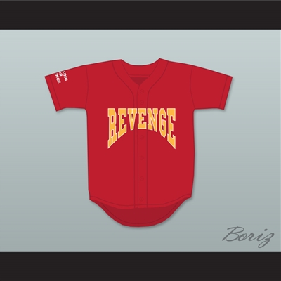 Drake Summer Sixteen Revenge Looking For Revenge Red Baseball Jersey