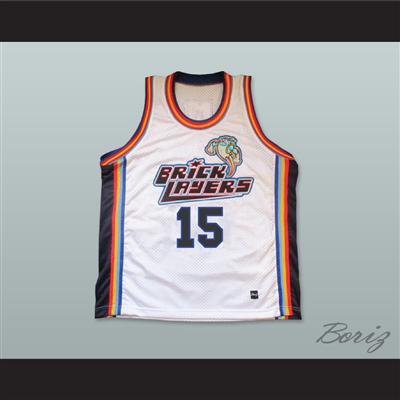 Marcus Schenkenberg 15 Bricklayers Basketball Jersey Sixth Annual Rock N' Jock B-Ball Jam 1996