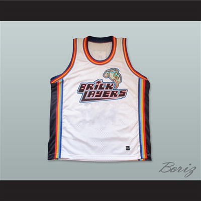 Blank Bricklayers Basketball Jersey Sixth Annual Rock N' Jock B-Ball Jam 1996