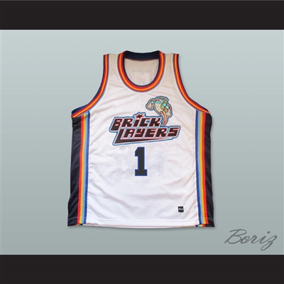 Coach Dean Cain 1 Bricklayers Basketball Jersey Sixth Annual Rock N' Jock B-Ball Jam 1996
