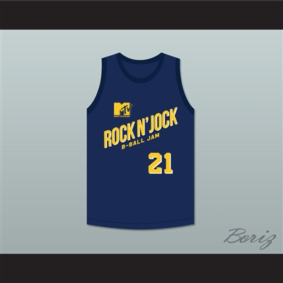 Michael McCary Bass 21 Violators Basketball Jersey Second Annual Rock N' Jock B-Ball Jam 1992