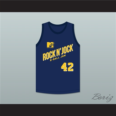 Kevin Willis 42 Violators Basketball Jersey Second Annual Rock N' Jock B-Ball Jam 1992
