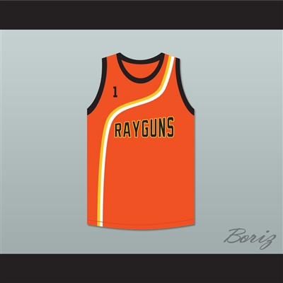 Baron Davis 1 Roswell Rayguns Orange Basketball Jersey