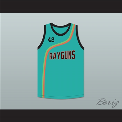 Jerry Stackhouse 42 Roswell Rayguns Teal Basketball Jersey