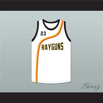 Michael Jordan 23 Roswell Rayguns White Basketball Jersey