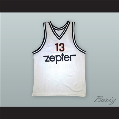 Miroslav Radosevic 13 KK Partizan Belgrade White Basketball Jersey