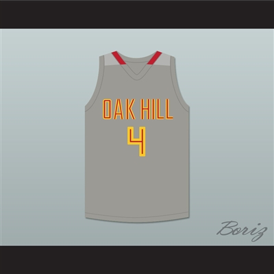 Rajon Rondo 4 Oak Hill Academy Gray Basketball Jersey