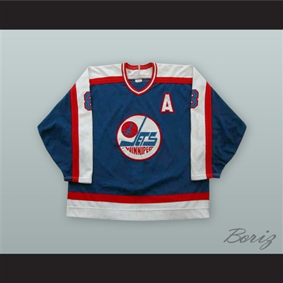Randy Carlyle 8 Winnipeg Jets Hockey Jersey