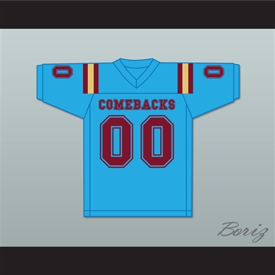 Randy Randinger 00 Heartland State University Comebacks Light Blue Football Jersey