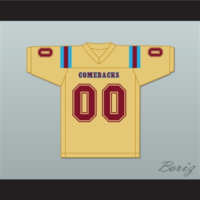 Randy Randinger 00 Heartland State University Comebacks Gold Football Jersey