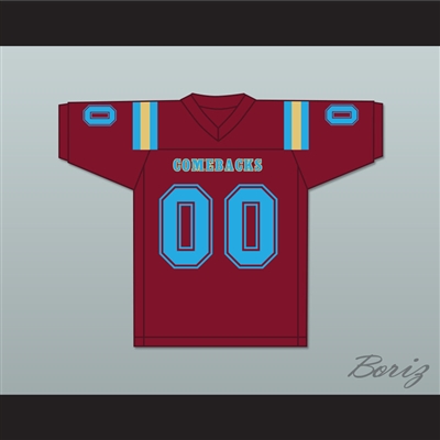 Randy Randinger 00 Heartland State University Comebacks Maroon Football Jersey