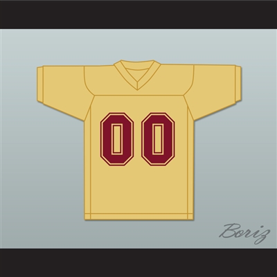 Randy Randinger 00 Heartland State University Comebacks Gold Practice Football Jersey