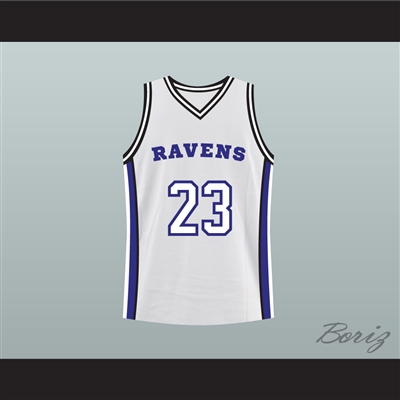 Nathan Scott 23 One Tree Hill Ravens White Original Pilot Basketball Jersey