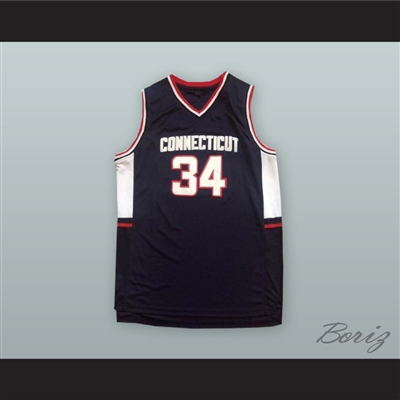 Ray Allen 34 UCONN Black Basketball Jersey