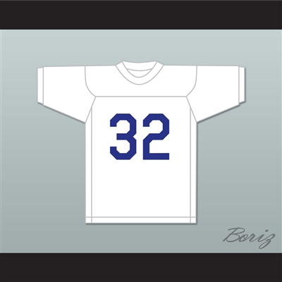 Ray Nitschke 32 Proviso East High School Pirates White Football Jersey 1