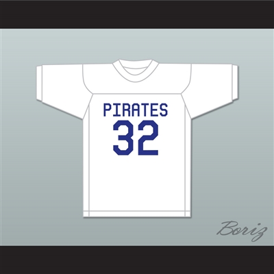 Ray Nitschke 32 Proviso East High School Pirates White Football Jersey 2
