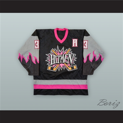 Ray Schultz 3 Calgary Hitmen Black Hockey Jersey