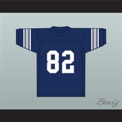 Raymond Berry 82 Paris Independent School District Wildcats Navy Blue Football Jersey 1