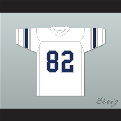 Raymond Berry 82 Paris Independent School District Wildcats White Football Jersey 1