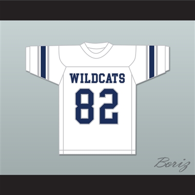 Raymond Berry 82 Paris Independent School District Wildcats White Football Jersey 2