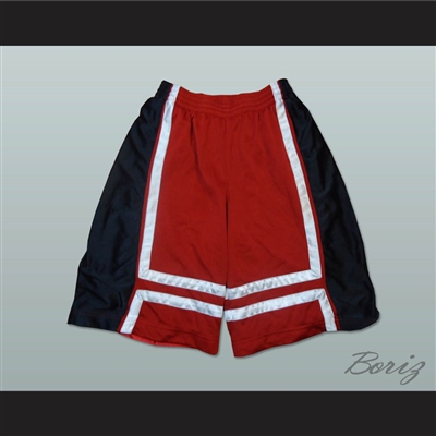 Red Black and White Basketball Shorts