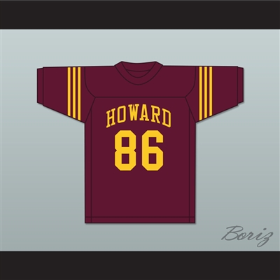 Reggie White 86 Howard School of Academics and Technology Hustlin Tigers Maroon Football Jersey 2