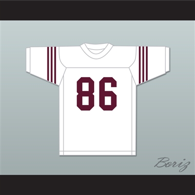 Reggie White 86 Howard School of Academics and Technology Hustlin Tigers White Football Jersey 1