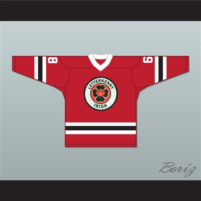 Reilly 68 Letterkenny Irish Red Alternate Hockey Jersey