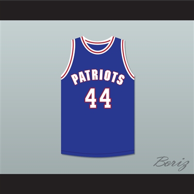 Reggie Reynolds 44 Will Foster High School Patriots Blue Basketball Jersey The Red Sneakers 1