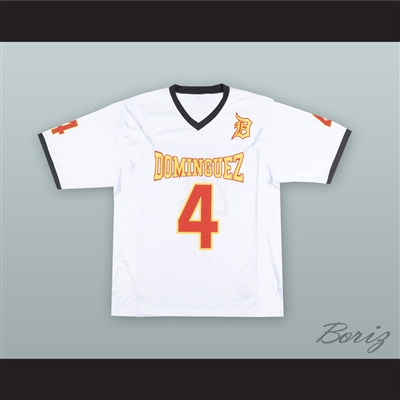 Richard Sherman 4 Manuel Dominguez High School White Football Jersey