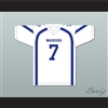 Brian Richardson 7 Liberty Christian School Warriors White Football Jersey