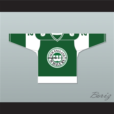 WHA 1972-73 New England Whalers Rick Ley 2 Away Hockey Jersey
