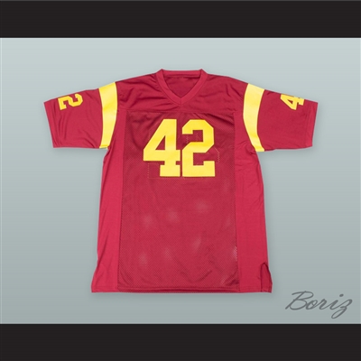 Ricky Baker 42 Red Alternate Football Jersey Boyz n the Hood