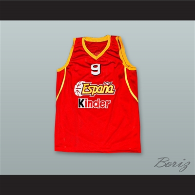 Ricky Rubio Espana Spain Basketball Jersey