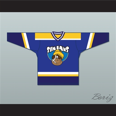Rob Poirier 11 Seattle Simians Hockey Jersey MVP: Most Vertical Primate