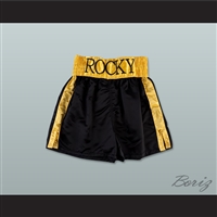 Rocky Balboa Black Boxing Shorts