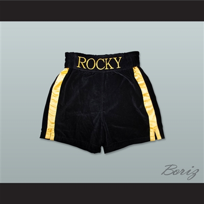 Rocky Balboa Rocky VI Black Boxing Shorts