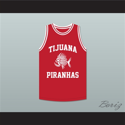Guillermo Rodriguez 27 Tijuana Piranhas Red Basketball Jersey Mexican Expansion Team
