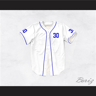 Benny 'The Jet' Rodriguez 30 White Dye Sub Baseball Jersey