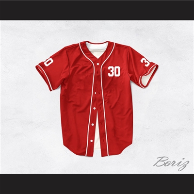 Benny 'The Jet' Rodriguez 30 Red Dye Sub Baseball Jersey