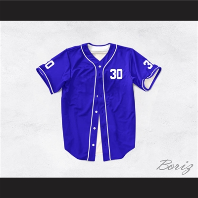 Benny 'The Jet' Rodriguez 30 Blue Dye Sub Baseball Jersey