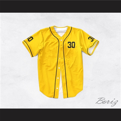 Benny 'The Jet' Rodriguez 30 Yellow Dye Sub Baseball Jersey