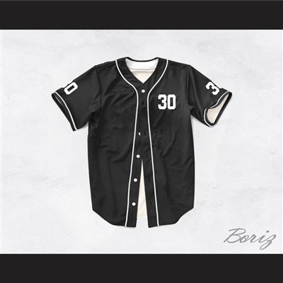 Benny 'The Jet' Rodriguez 30 Black Dye Sub Baseball Jersey
