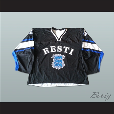 Roland Bugaj 25 Estonia Hockey Jersey
