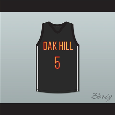 Ron Mercer 5 Oak Hill Academy Black Basketball Jersey