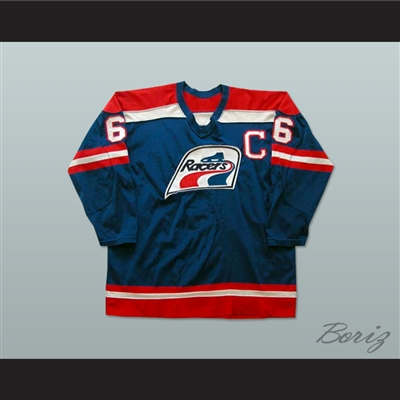 Rosaire Paiement 6 Indianapolis WHA Blue Hockey Jersey
