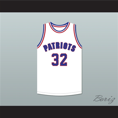 Roscoe 32 Will Foster High School Patriots White Basketball Jersey The Red Sneakers