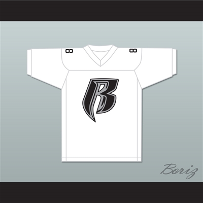 Rough Ryders 88 White Football Jersey