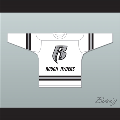 Rough Ryders White Hockey Jersey