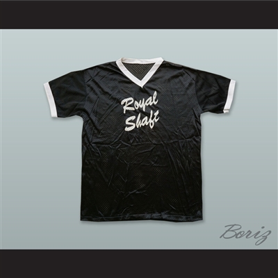 Royal Shaft Black Pullover Baseball Jersey